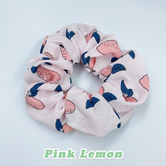 Set of 9 Scrunchies Fruit Scrunchies - Picture 7 of 10